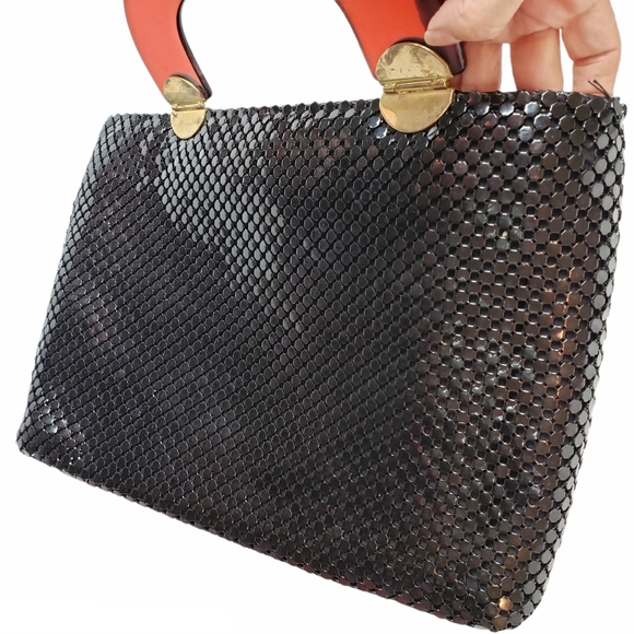 Vintage Black Metal Bag - Picture 2 of 12